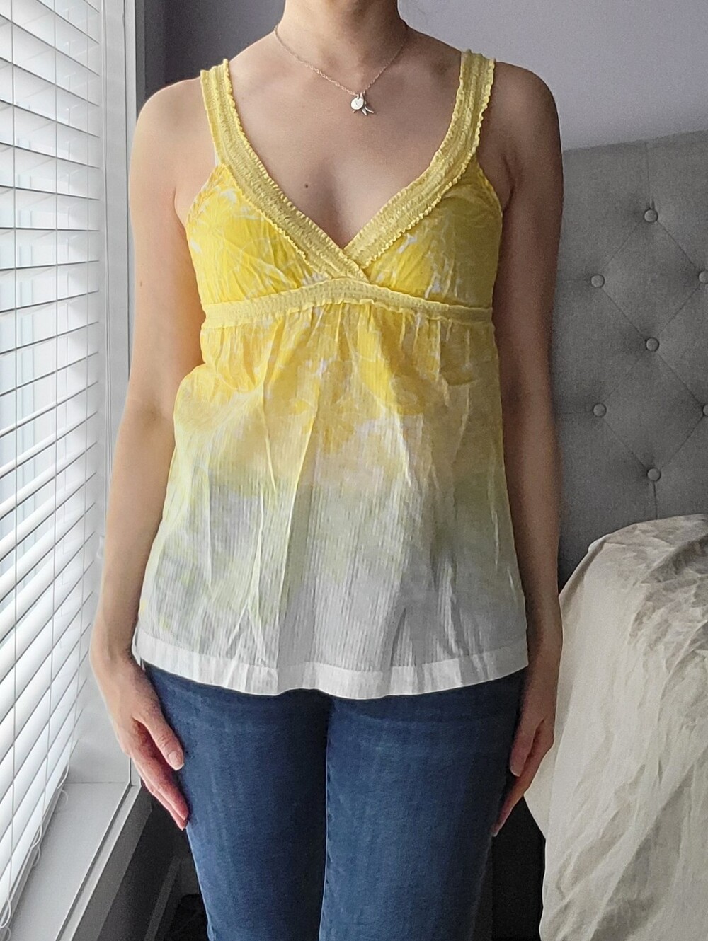 A&F Yellow Tank Top